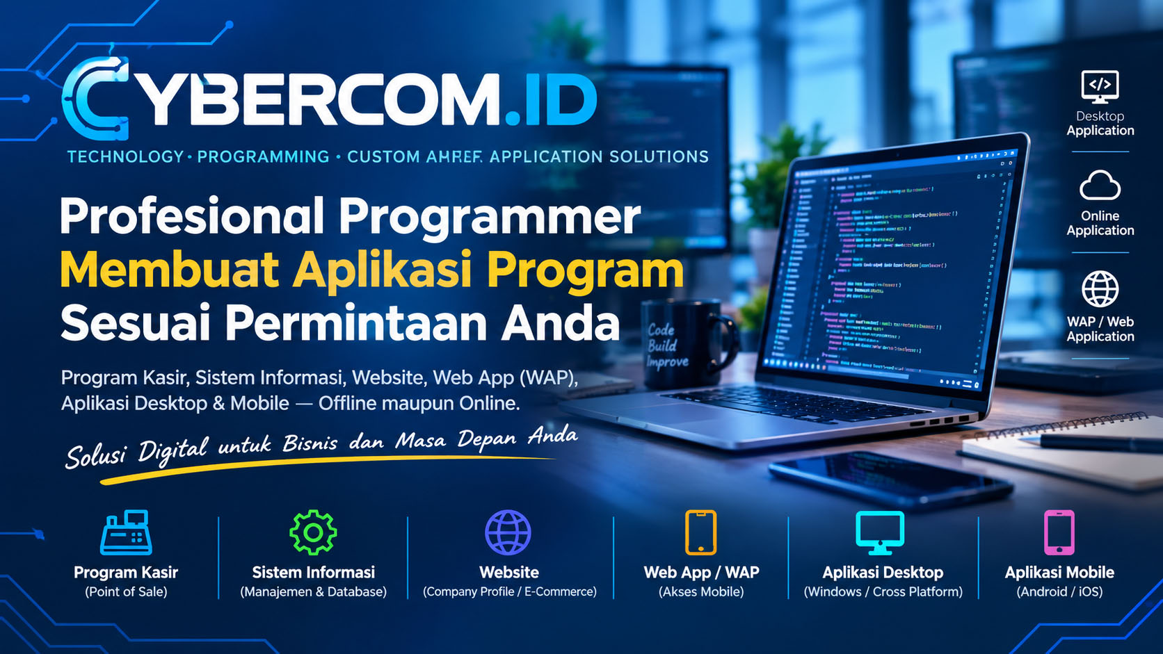 Cybercom.id - Internet of Things Training & Computer Solutions